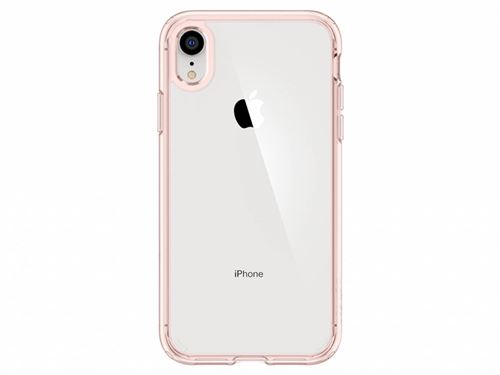 Spigen Ultra Hybrid Series - Coque de protection pour téléphone portable - polycarbonate, polyuréthanne thermoplastique (TPU) - Rose crystal - pour Apple iPhone XR