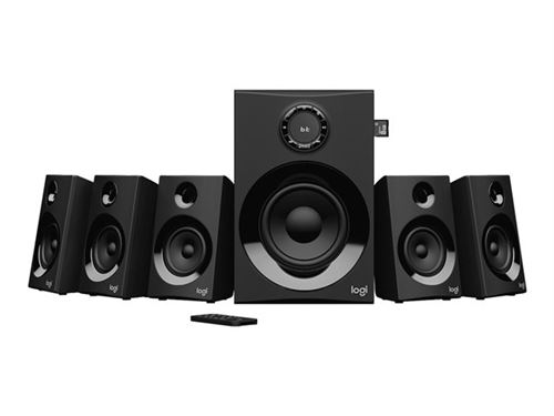 Logitech Z607 - Luidsprekers - voor PC - 5.1-kanaal - draadloos - Bluetooth - 80 Watt (Totaal)