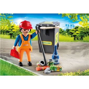 PLAYMOBIL SpecialPlus 70249 Agent d'entretien de la voirie