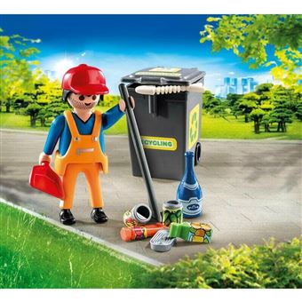 PLAYMOBIL SpecialPlus 70249 Agent d'entretien de la voirie