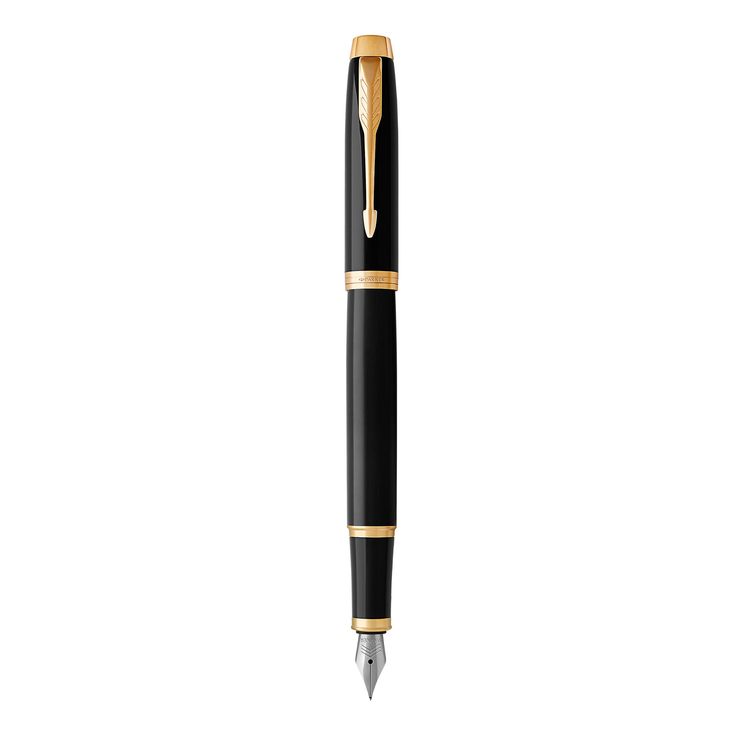 Stylo-plume Parker IM – Pointe Moyenne, Corps Métal Brossé Et Attributs Plaqués Or Cadeau élégant Stylo Stylo-plume Parker IM – Pointe Moyenne, Corps Métal Brossé Et Attributs Plaqués Or Cadeau élégant Stylo