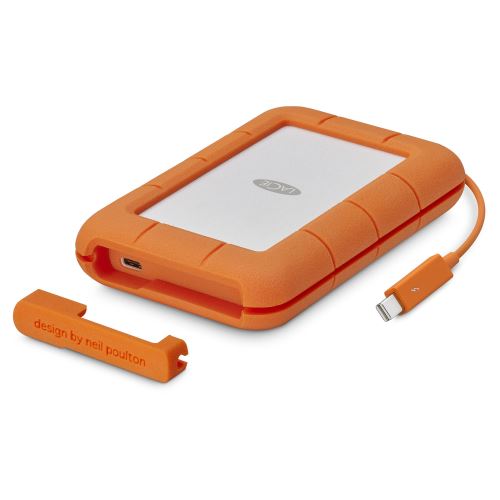 LaCie 1TB SSD Rugged Thunderbolt & USB3.1 Type C - STFS500400