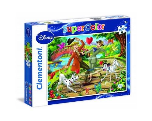 Puzzle 20 Pièces : 2 Puzzles - Les 101 Dalmatiens, Clementoni