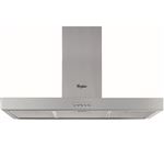 Whirlpool WHBS 94 F LM X - Hotte - hotte décorative - largeur : 89.8 cm - profondeur : 45 cm - extraction et recirculation (avec kit d'extraction supplémentaire) - acier inoxydable
