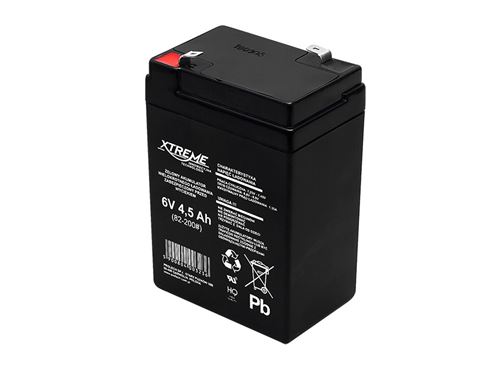 Batterie gel rechargeable 6V 4.5Ah sans entretien Xtreme