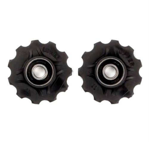 Elvedes roues de dérailleur avec 11 dents noires 7-11V deux pièces