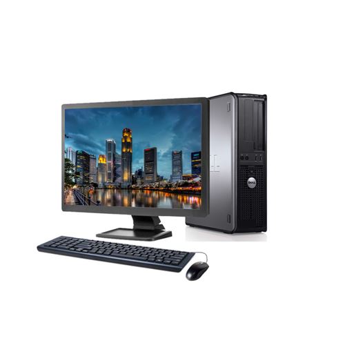 Unité centrale Dell 780 SFF - Core 2 Duo - RAM 2Go - HDD 160Go - Windows 7 - Ecran 19 - Reconditionné