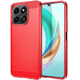 Coque Complète Honor X6b - Étui Silicone Gel Carbone + Verre Trempé Inclus - Neuf