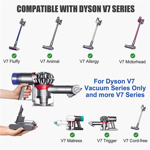 5000mAh 968670 229687 Battery for Dyson V7 Absolute Motorhead Pro Vacuum  Cleaner