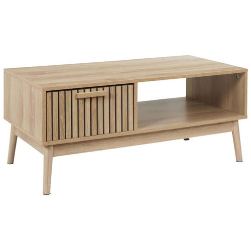 Non Communiqué Marron The Home Deco Factory - Table Basse En Bois Klaus