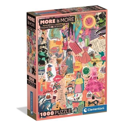 Clementoni - Compact 1000 Pieces - More Is More - Fashion & Design - Neuf - Image 2
