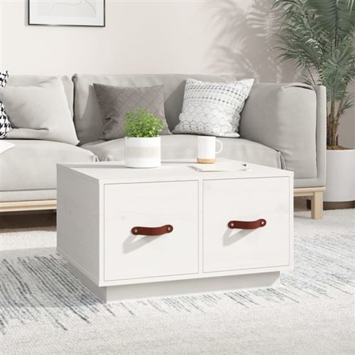 Vidaxl Blanc Bois De Pin - 60X53x35 Cm - Image 3