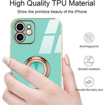 Coque Silicone Souple Luxe Pour IPhone 13 Couleur Argent - Protection Souple, Neuf