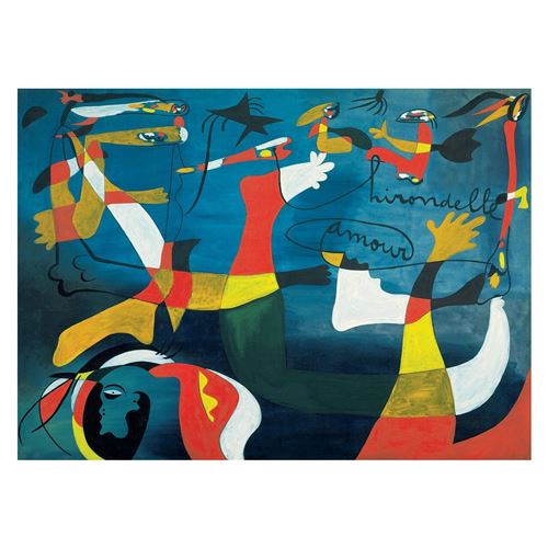 Puzzle Eurographics - Joan Miro : Hirondelle Amour, 1000 pièces