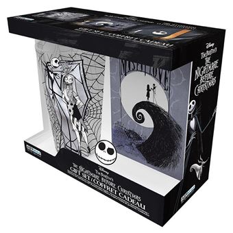 Coffret - L'Étrange Noël de Monsieur Jack - Verre XXL + Pin's + Carnet - Jack