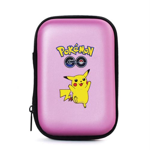 Boîte de rangement pour 50 cartes de jeu Pokémon Rose