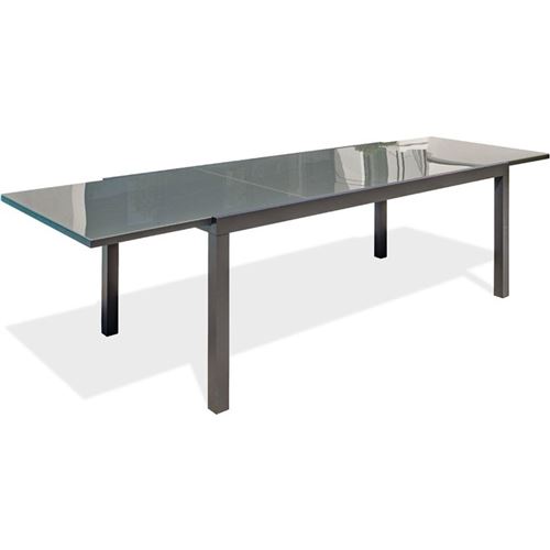 Dcb Garden Gris Table De Jardin Extensible - Anthracite - Image 2