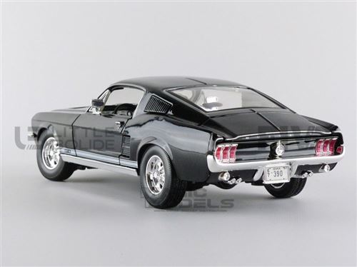 Voiture Miniature de Collection MAISTO 1 18 FORD Mustang Fastback 1967 Black 31166BK Metal Voiture Achat prix fnac