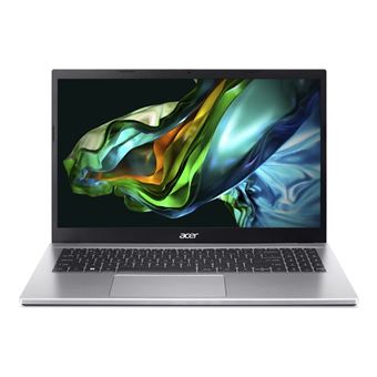 Acer Aspire 3 15 A315-44P - AMD Ryzen 7 - 5700U / jusqu'à 4.3 GHz - Win 11 Home - Radeon Graphics - 32 Go RAM - 512 Go SSD - 15.6" TN 1920 x 1080 (Full HD) - 802.11a/b/g/n/ac/ax - Argent pur - clavier : Suisse Allemand