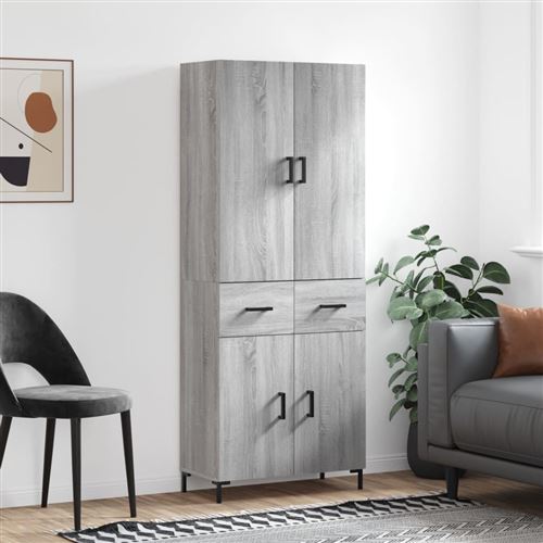Vidaxl Gris Buffet Haut Sonoma - Image 3