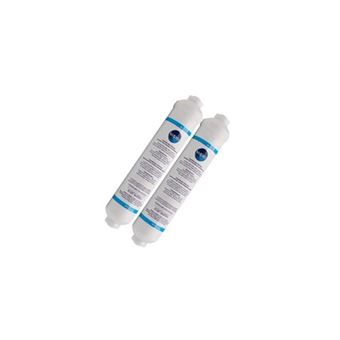 Lot de 2 cartouche filtre à eau wpro usc100 réfrigérateur, congélateur 481281718629, 484000008553 samsung, lg, de dietrich, aeg - 1