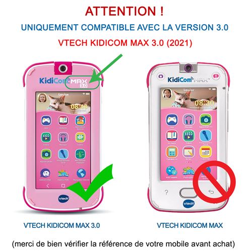 VTECH Etui officiel Kidicom Vtech - Rose pas cher 