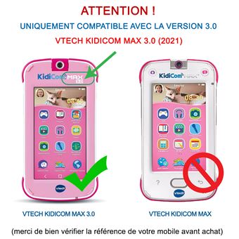 VTech - Étui Officiel KidiCom 3.0 Rose, Compatible KidiCom Max 3.0 et  Advance 3.0 - Version FR : : Jeux et Jouets