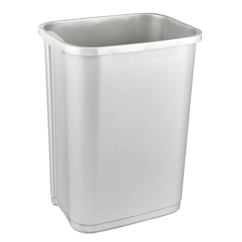 Poubelle avec couvercle - 10 litres - Argent/Anthracite KEEEPER Swantje