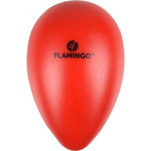 Oeuf OVO rouge en plastique. S ø 8 cm x 12.5 cm de hauteur. Jouet pour chien - Flamingo Pet Products - FL-519703
