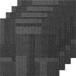 VEVOR Dalles De Moquette Carré Dalles De Moquette Rembourrage Antidérapant Gris 61x61cm