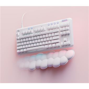 Logitech G G713 - Toetsenbord - zonder tenkey-toetsenbord - achtergrondverlichting - USB - QWERTY - Spaans - toetsschakelaar: Linear - wit - 1