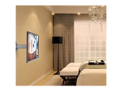 PureMounts PM-FM10-200 - Haakje - voor plat scherm - staal - zwart - schermgrootte: 23-42 - te bevestigen aan de muur