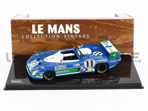 Voiture Miniature de Collection IXO 1-43 - MATRA MS 670B - Winner Le Mans 1973 - Blue / Green - LM1973