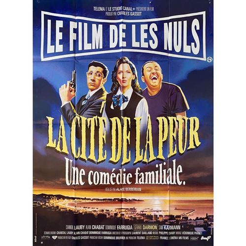 Affiche de Cinéma Originale - La cité de la peur - 1994 - alain Chabat - 116x158cm
