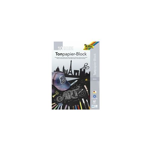 Bloc De 20 Feuilles De Papier Dessin Et Cr&eacute;ation Noir 130g