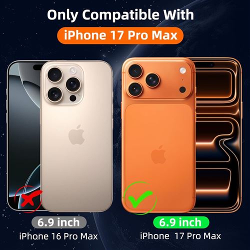 Coque Little Boutik Pour IPhone 17 Pro Max – Silicone Noir, Protection Souple