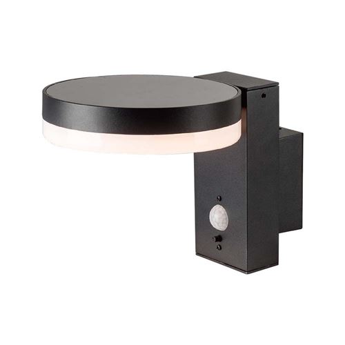 V-TAC 23016 VT-1147 Solar Wall Light 5.5W Warm White Black 1Piece