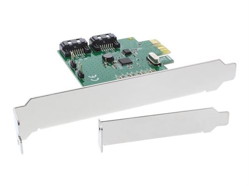 InLine - Contrôleur de stockage (RAID) - SATA 6Gb/s - RAID 0, 1 - PCIe 2.0