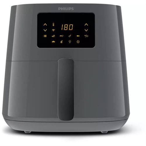 Philips airfryer essential xl digital hd9280/60, friteuse sans huile, 1,2kg, technologie rapid air, 7 préréglages, gris
