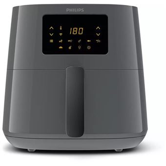 Philips airfryer essential xl digital hd9280/60, friteuse sans huile, 1,2kg, technologie rapid air, 7 préréglages, gris