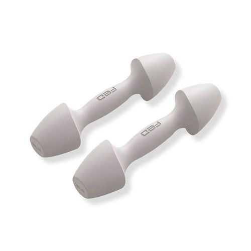 Kit 2 haltères fitness Fed 2,7 kg gris