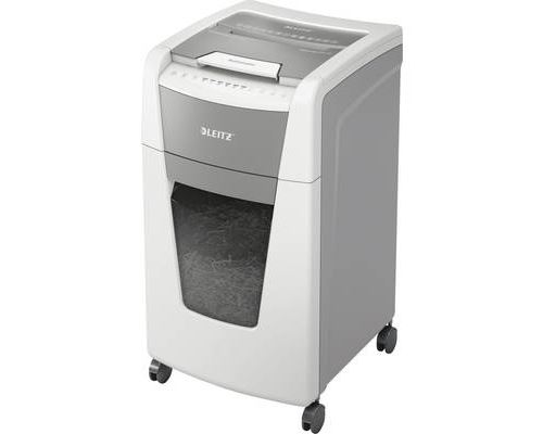 Leitz IQ Autofeed Office 300 Destructeur de documents micro-découpage 2 x 15 mm 60 l Nombre de pages (max.): 300 Niveau de sécurité 5 Détruit également les