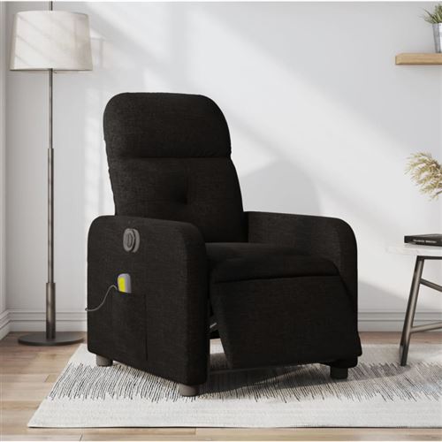 Vidaxl Noir Fauteuil De Massage Inclinable Électrique - Image 3