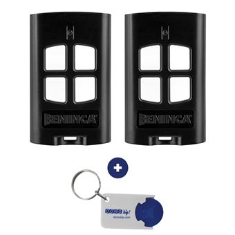 Lot de 2 Télécommandes Beninca TO.GO4A, 4 canaux, 433,92 MHz, ARC + 1 porte-clés Domobip - 1