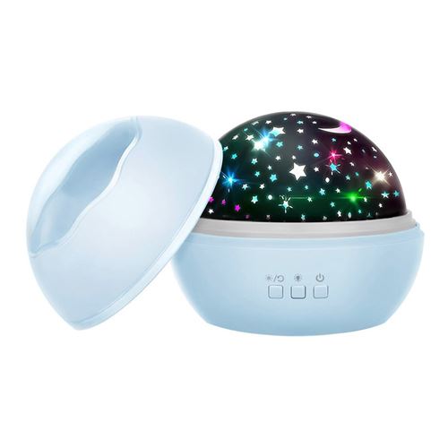 ISO TRADE STAR Lampe veilleuse projecteur pour enfant et bébé Bleu