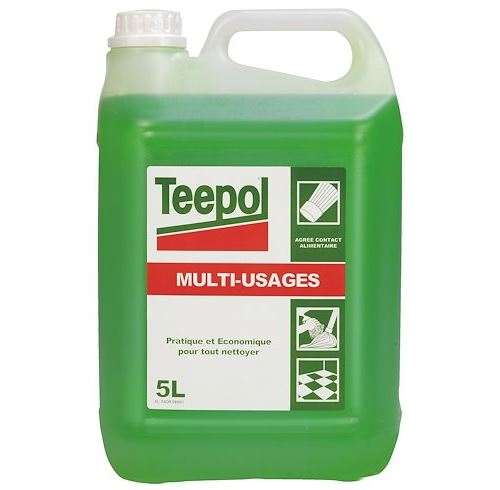 Nettoyant multi-usages Teepol universel - Bidon 5 litres