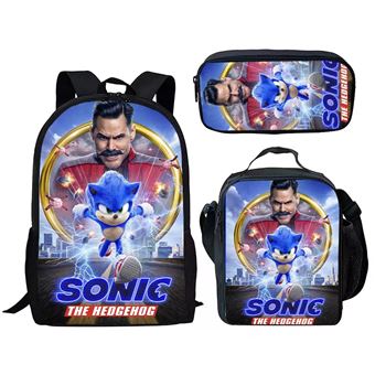 Lot 3 Sacs Maomao (sac à Dos + Bandoulière + Trousse) – Capacité 40x30x13 Cm, étanche – Sac à Dos Anime, Pour Collège, Voyage – Style Jinshi