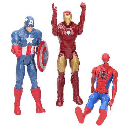 Marvel Avengers Figurine Marvel Avengers Infini Guerre Iron Man Spider-Man  Captain America Modèle Personnage Animé Modèle Enfants Jouet 17 CM Falcon