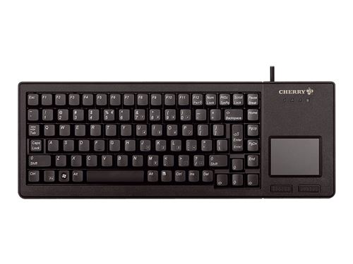 Cherry Noir Xs G84-5500 Touchpad Keyboard Clavier Filaire Miniature, Touchpad, Usb, Azerty - Fr - Neuf - Image 3