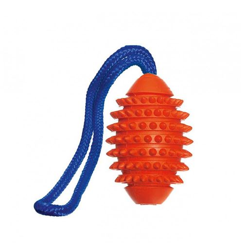 TRIXIE Ruffus Vollgummi Aqua Football - orange